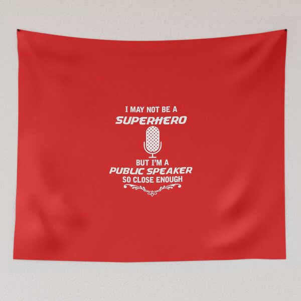 Item preview, Not Superhero But Public Speaker designed and sold by AlwaysAwesome.