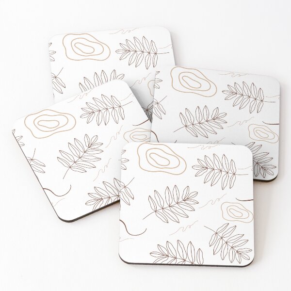 Item preview, The Pastel Leafy Scribbly Designed designed and sold by amy_prints.