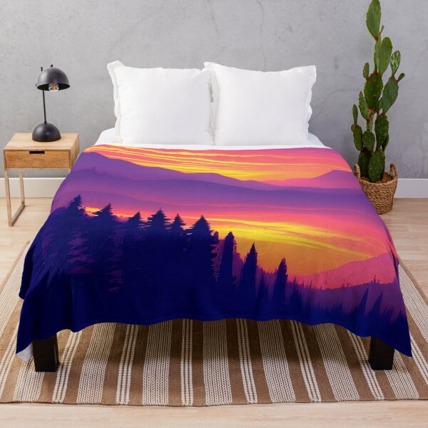 Item preview, Encuentre la impresión de árboles de montaña de paisaje minimalista perfecta para su hogar designed and sold by supeart.