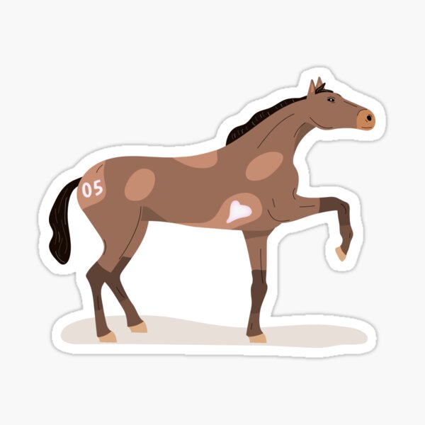 Item preview, Ace of your heart brown gentle mustang designed and sold by vibeno1.