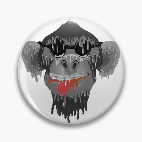 Item preview, Black monkey grime art designed and sold by AmsaOza.
