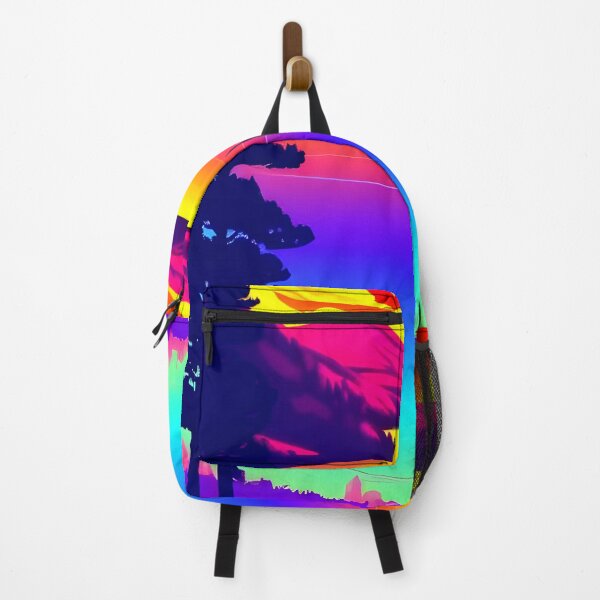 Item preview, Elevate Your Home's Style with Our Chic Minimalist Landscape Retrowave Art Print designed and sold by supeart.
