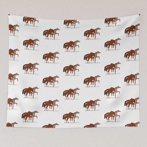 Item preview, Ace of your heart brown horses designed and sold by vibeno1.