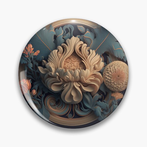 Item preview, Fleuron Floral Modern Elegant Composition Designs for Home Decor, Wedding, Events Fashion  and Accessories  designed and sold by RAGANADesign.