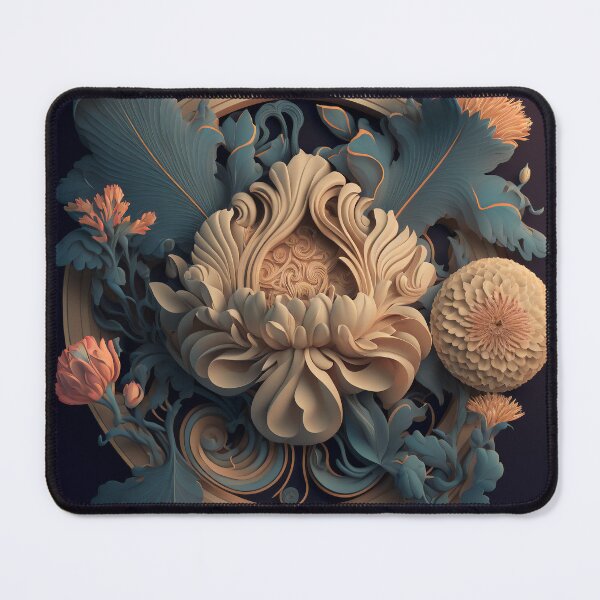 Item preview, Fleuron Floral Modern Elegant Composition Designs for Home Decor, Wedding, Events Fashion and Accessories designed and sold by RAGANADesign.