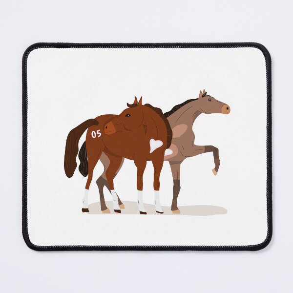 Item preview, Ace of your heart brown horses designed and sold by vibeno1.