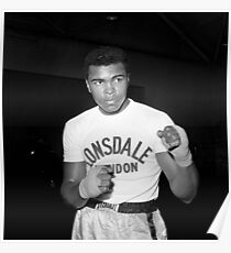 Póster Muhammad ali camiseta