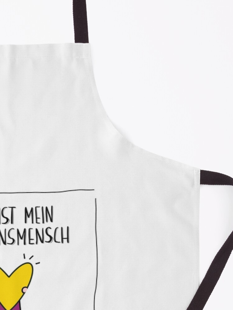 Alternate view of you are my heart person Apron