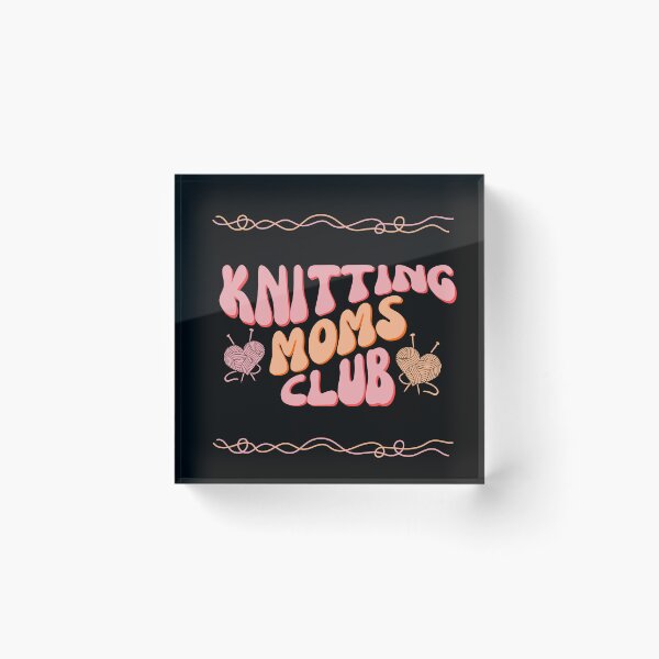 Item preview, Retro Knitter Life - Knitting Moms Club designed and sold by humnoo.