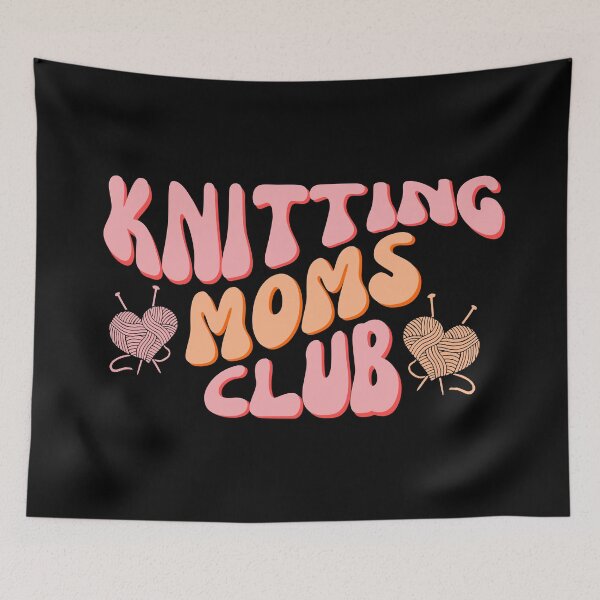 Item preview, Retro Knitter Life - Knitting Moms Club designed and sold by humnoo.
