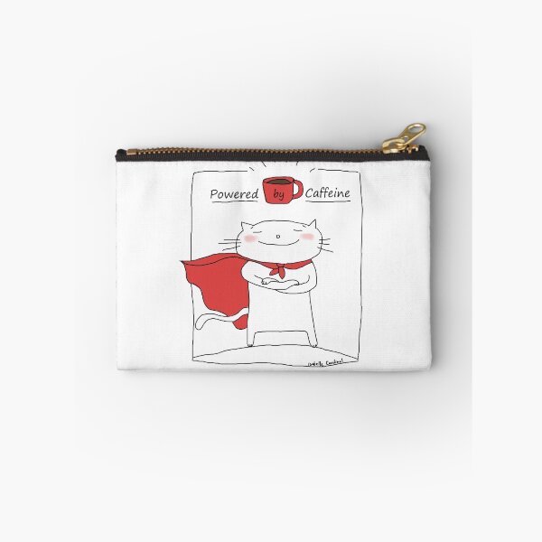 Item preview, Powered by caffeine / Cat doodle designed and sold by eyecreate.
