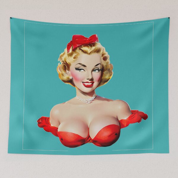 Item preview, Little Red Riding Hood Pinup Girl designed and sold by cutestpinups.