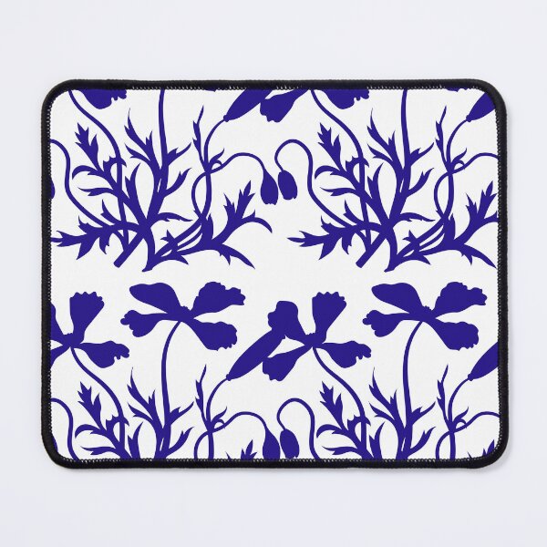 Item preview, Flower Pattern In Blue designed and sold by ZandraGalaShop.