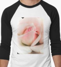 Blushing Pink Men's Baseball ¾ T-Shirt