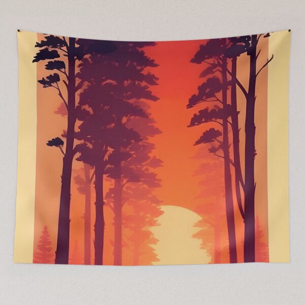 Item preview, Add a Touch of Beauty and Tranquility to Your Life with Our Stunning Minimalist Tree Art Wallpapers designed and sold by supeart.