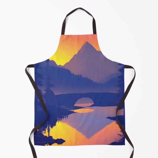 Item preview, Find the Perfect Minimalist Landscape and Lake Sunrise Print for Your Personal Style and Taste designed and sold by supeart.
