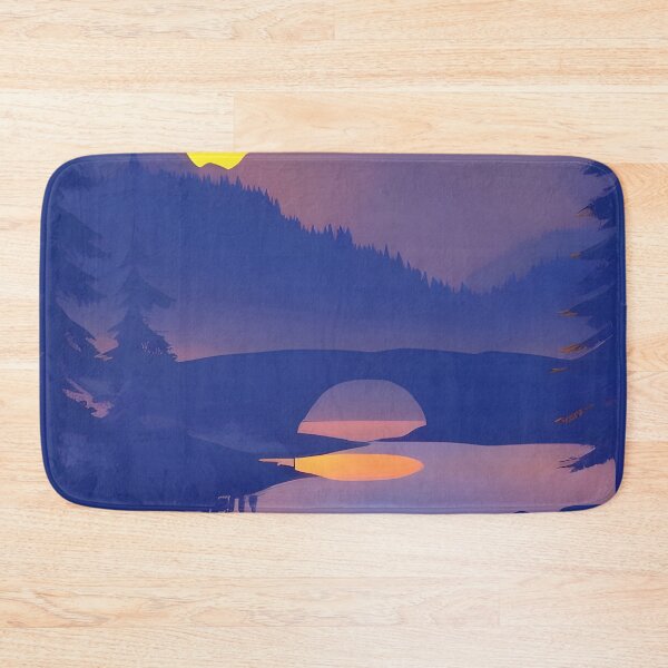 Item preview, Find the Perfect Minimalist Landscape and Lake Sunrise Print for Your Personal Style and Taste designed and sold by supeart.