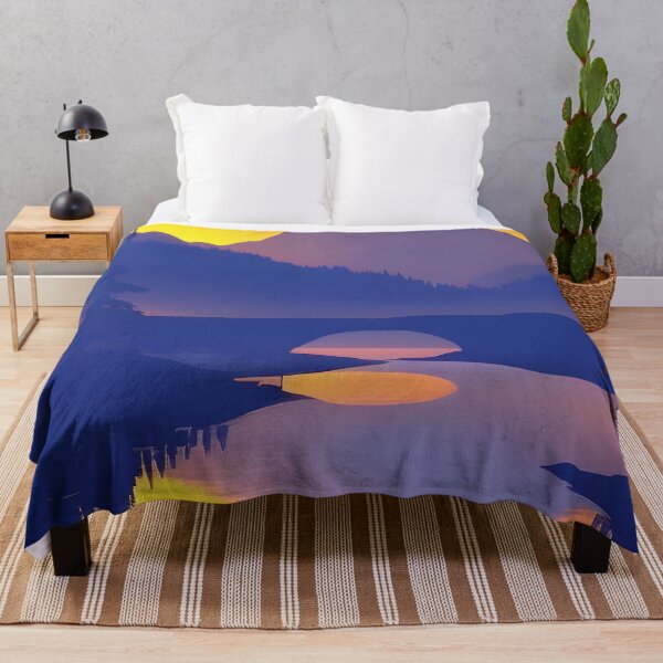 Item preview, Find the Perfect Minimalist Landscape and Lake Sunrise Print for Your Personal Style and Taste designed and sold by supeart.