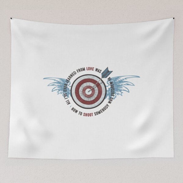 Item preview, Hallelujah lyrics arrow and target   designed and sold by kitaaman454.