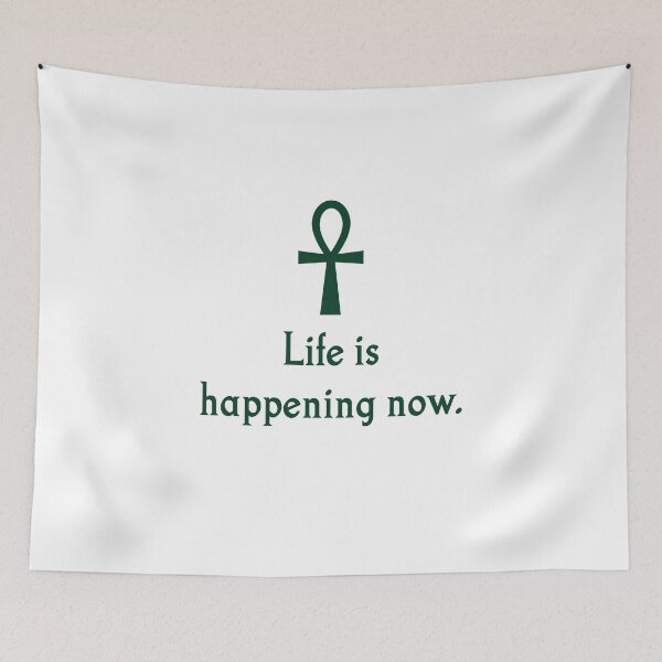 Item preview, Life Is Happening Now designed and sold by CrankyOldDude.