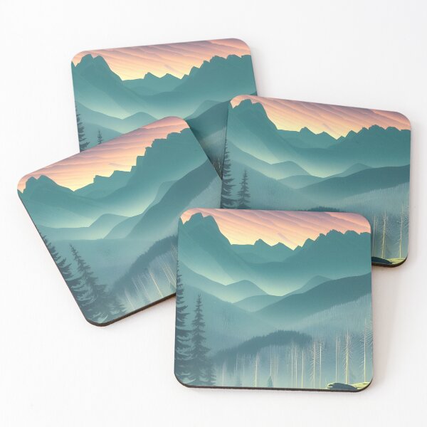 Item preview, Find the Perfect Minimalist Matte Painting of Bavarian Alps Print for Your Personal Style and Taste designed and sold by supeart.