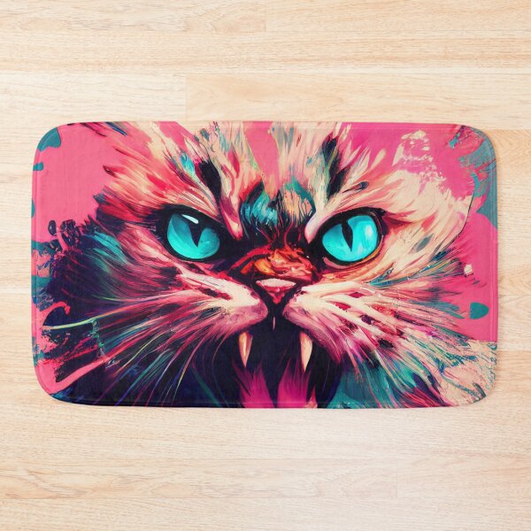 Item preview, Angry cat face designed and sold by colorexz.