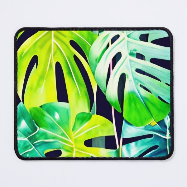 Item preview, Monstera leaves - tropical leaf pattern designed and sold by Ascooepics.