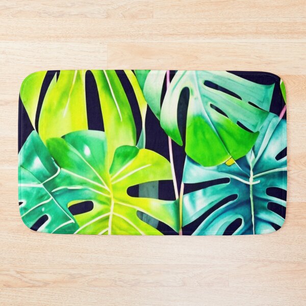Item preview, Monstera leaves - tropical leaf pattern designed and sold by Ascooepics.