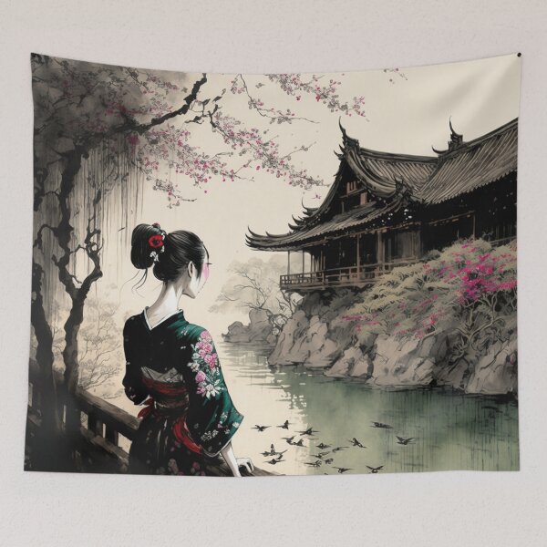 Item preview, The Geisha's Retreat designed and sold by GoBeyondChannel.