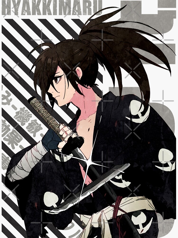 Hyakkimaru Dororo Anime Sticker for Sale by Animeager