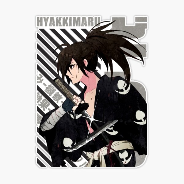 Hyakkimaru Dororo Anime Sticker for Sale by Animeager