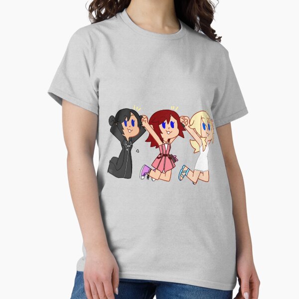 Vista previa del artículo con la obra «Positividad de Xion Kairi y Namine», diseñado y vendido por MintySkulls.
