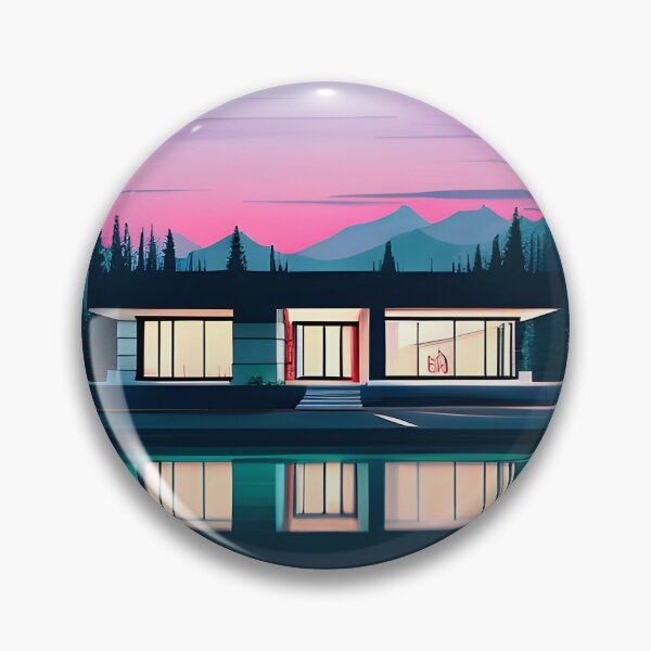 Item preview, Find the Perfect Minimalist House and Lake Print for Your Personal Style and Taste designed and sold by supeart.