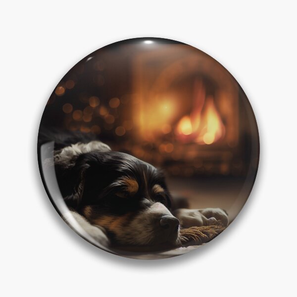 Artikelvorschau, Canine Fireplace Bliss entworfen und verkauft von LukeAiWalker.