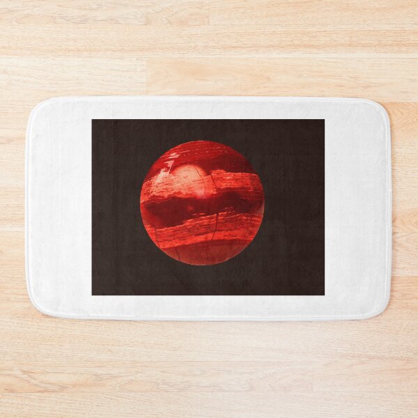 Item preview, Red jasper orb with terrestrial planet features designed and sold by Digitalcrone.