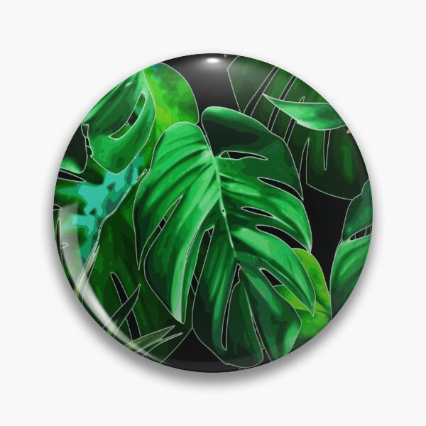 Item preview, Monstera leaves - tropical leaf pattern designed and sold by Ascooepics.