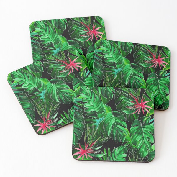 Item preview, Monstera leaves - tropical leaf pattern designed and sold by Ascooepics.