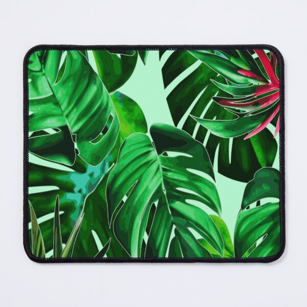Item preview, Monstera leaves - tropical leaf pattern designed and sold by Ascooepics.