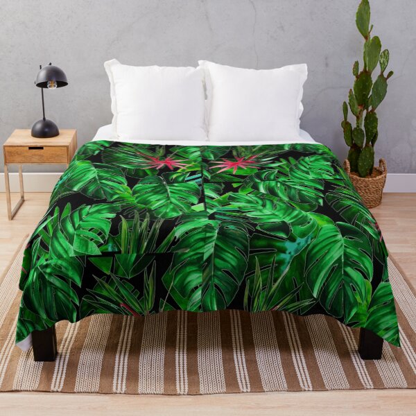 Item preview, Monstera leaves - tropical leaf pattern designed and sold by Ascooepics.