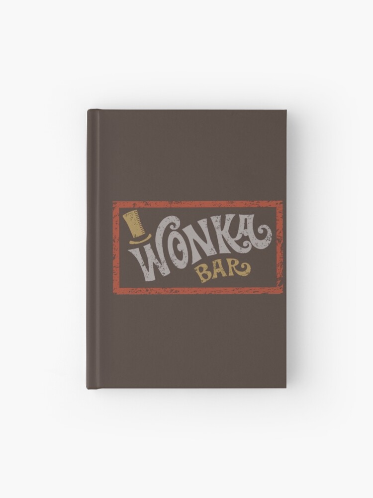 Willy Wonka Wonka Bar Hardcover Journal for Sale by Bigfinz