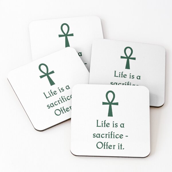 Item preview, Life Is A Sacrifice Offer It designed and sold by CrankyOldDude.
