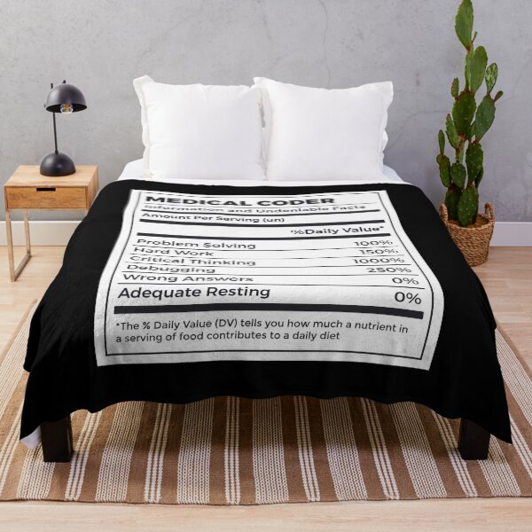 Item preview, Funny Medical Coder Nutrition Facts designed and sold by MrEddie10.