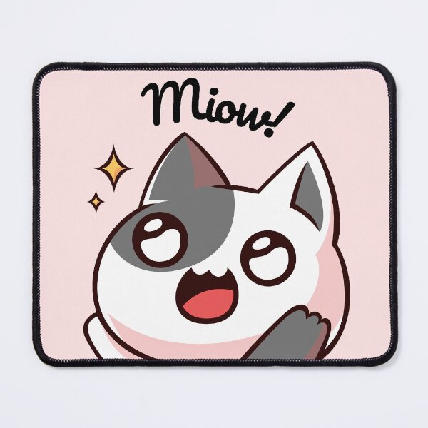Item preview, Miow kawaii cat  designed and sold by Spicy Tomato.
