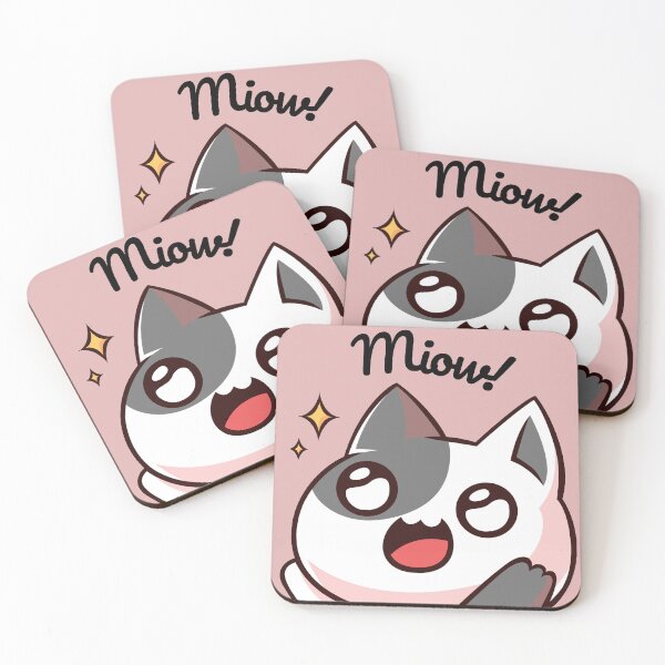 Item preview, Miow kawaii cat  designed and sold by Spicy Tomato.
