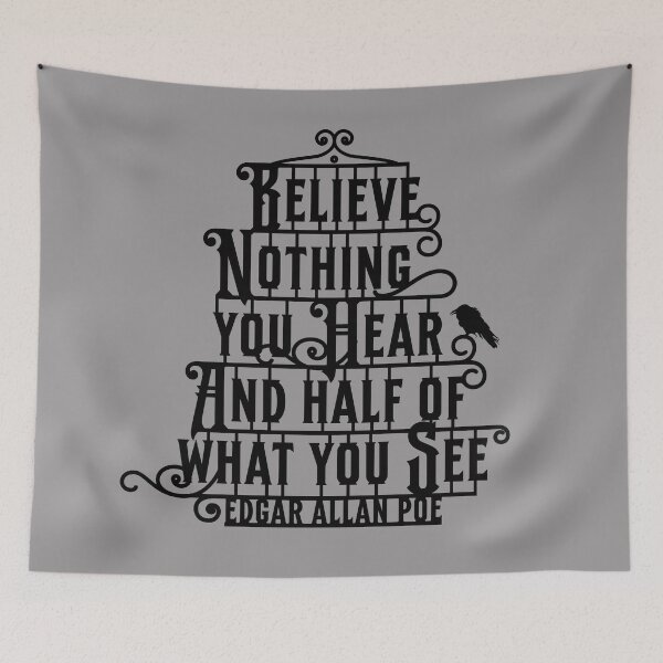 Item preview, Nevermore Edgar Allan Poe Gate Skepticism designed and sold by cluttergirl.