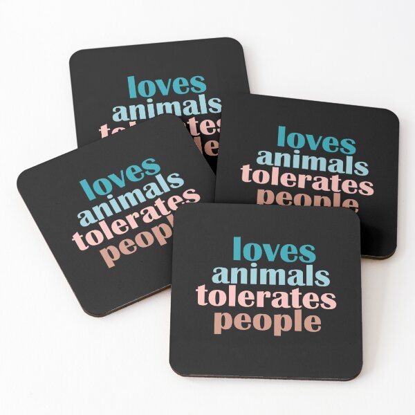 Item preview, Loves Animals Tolerates People designed and sold by charaf19.