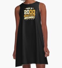 18th Birthday Gift Age 18 Year Old Boy Girl Teenager A-Line Dress