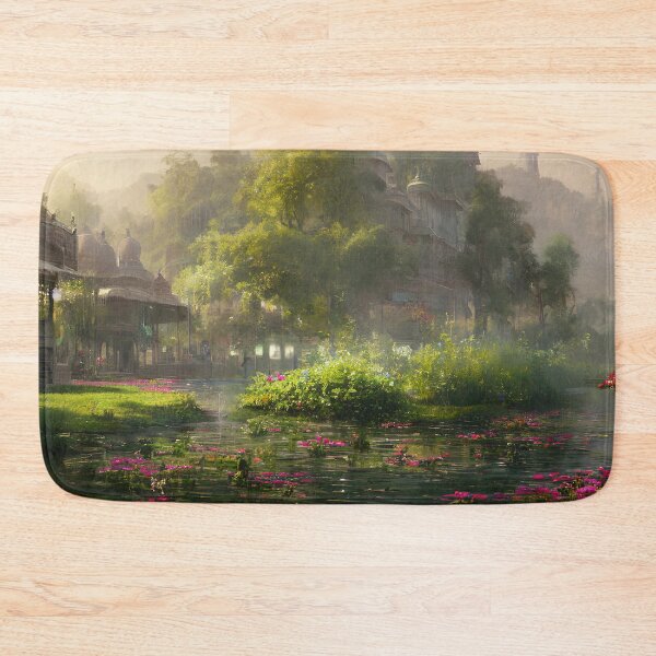 Item preview, Indian River in the Fog Digital Art designed and sold by ArtsyWishesShop.