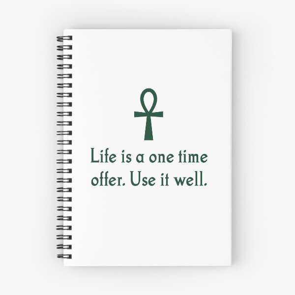 Item preview, Life Is A One Time Offer - Use It Well designed and sold by CrankyOldDude.