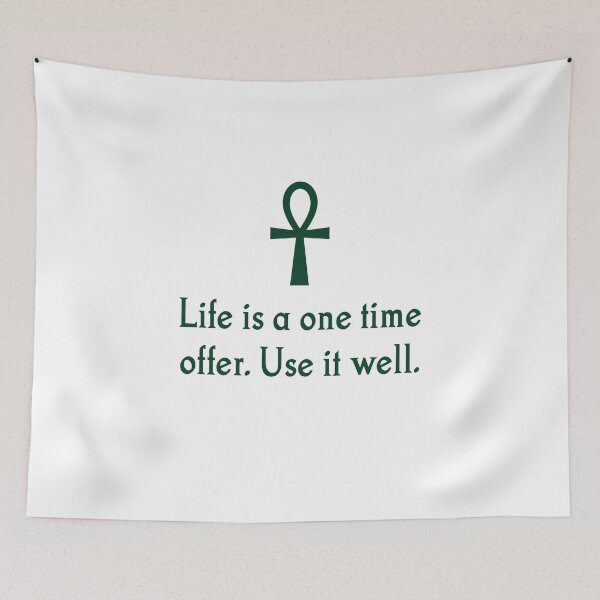 Item preview, Life Is A One Time Offer - Use It Well designed and sold by CrankyOldDude.